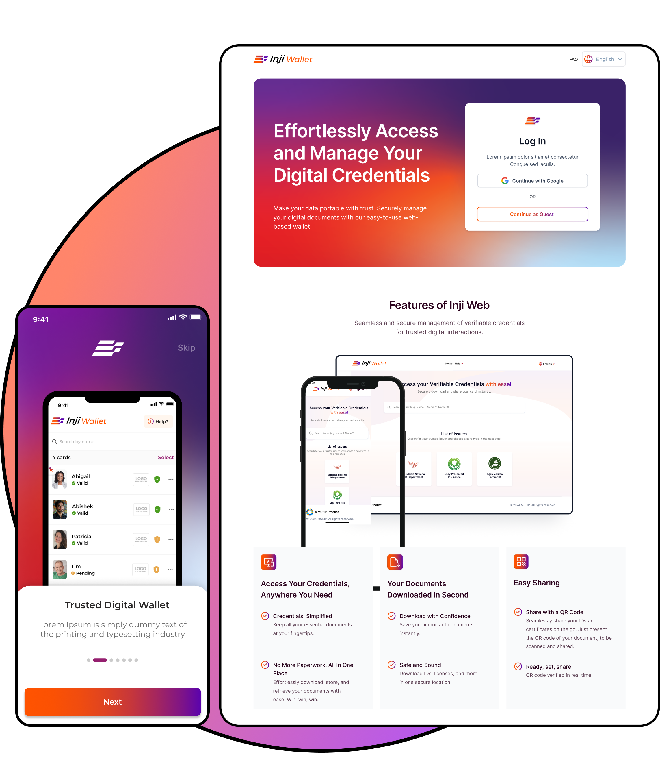 MOSIP system UI