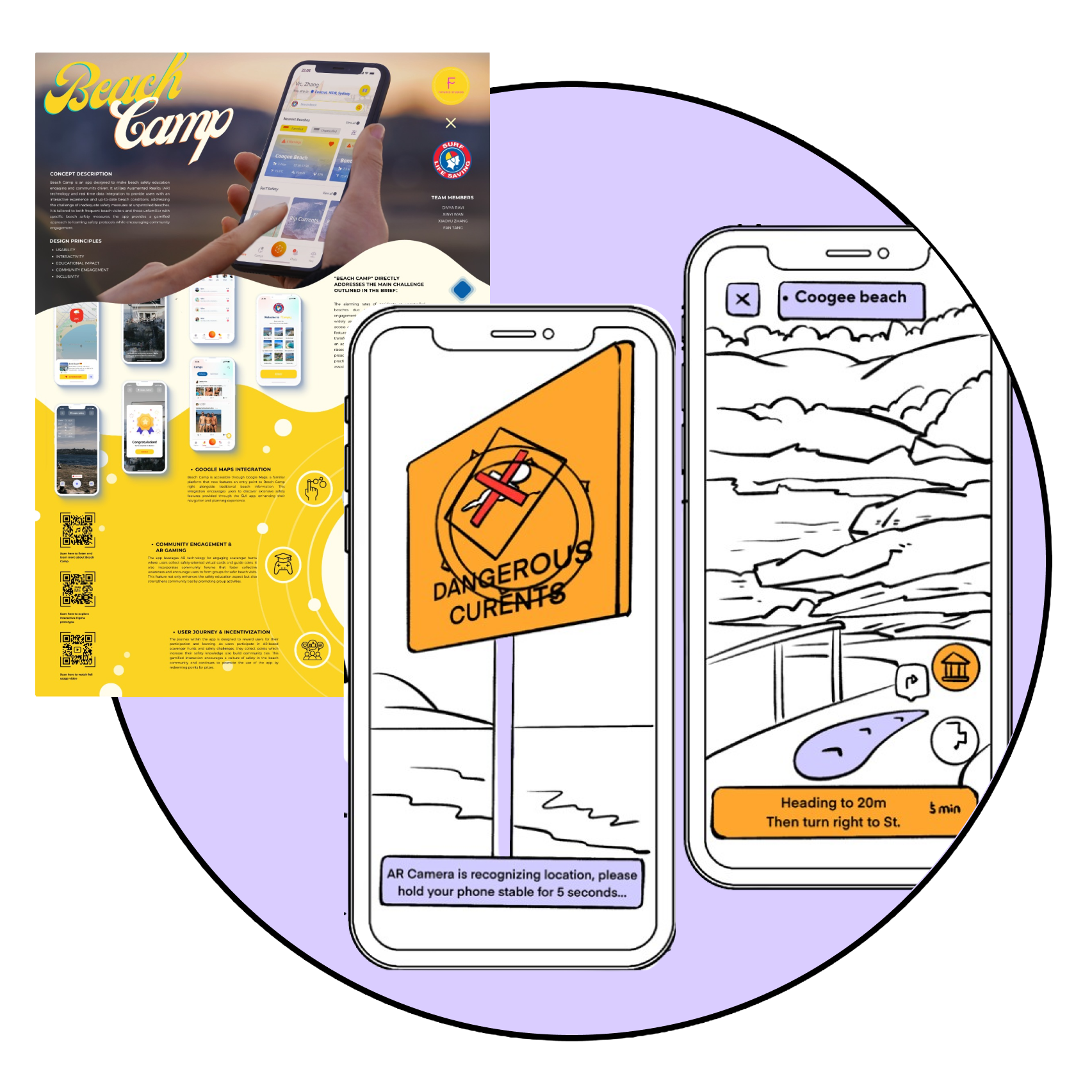 Beach Camp platform UI